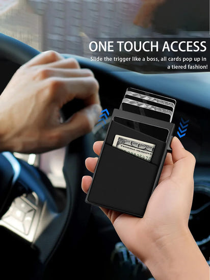 Urban Atlas Anti-theft Cards Protectors Card Holder Minimalist Smart Wallet RFID