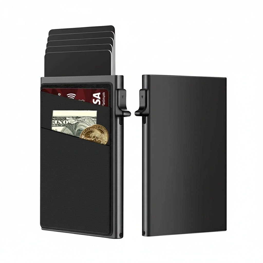 Urban Atlas Anti-theft Cards Protectors Card Holder Minimalist Smart Wallet RFID