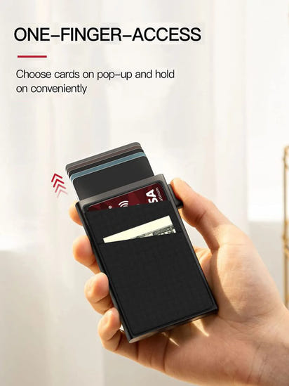 Urban Atlas Anti-theft Cards Protectors Card Holder Minimalist Smart Wallet RFID