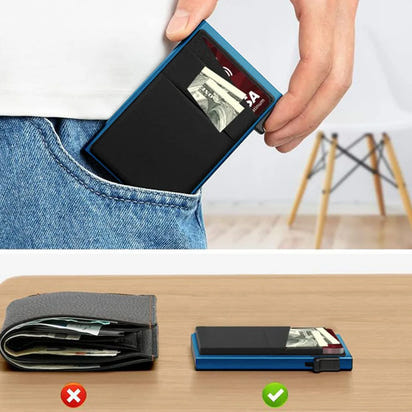 Urban Atlas Anti-theft Cards Protectors Card Holder Minimalist Smart Wallet RFID