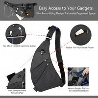 Urban Atlas Anti-Theft Small Chest Bag Cross Body Bags